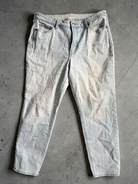OLD NAVY Light Wash OG Straight Jeans Size 14